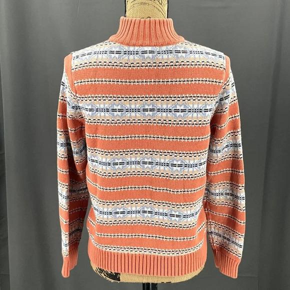 Northern Reflections Sweater Women Medium High Neck North Isles Cotton‎ Pullover - Picture 3 of 10